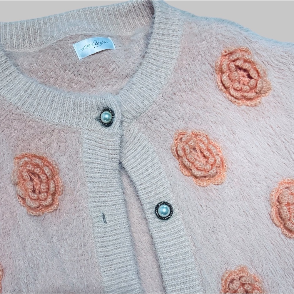 Little White House & Co. —Floral Embellished Sweater - Picture 2 of 2